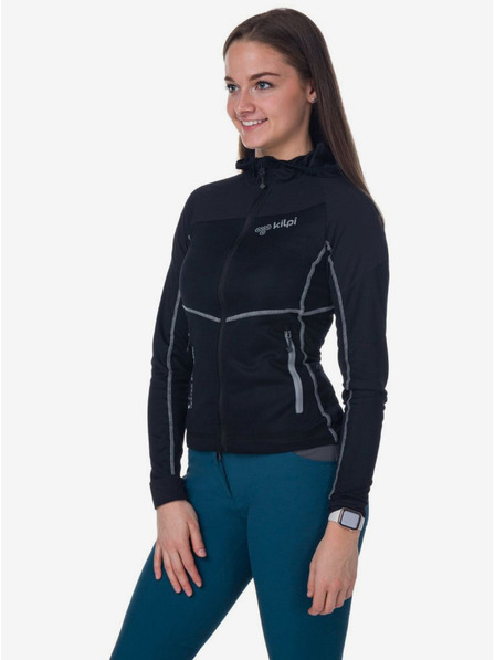 Kilpi Черен дамски функционален спортен суитшърт Kilpi MEMPHIS-W