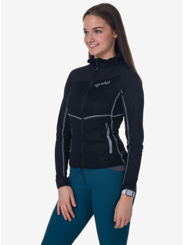 Kilpi Черен дамски функционален спортен суитшърт Kilpi MEMPHIS-W