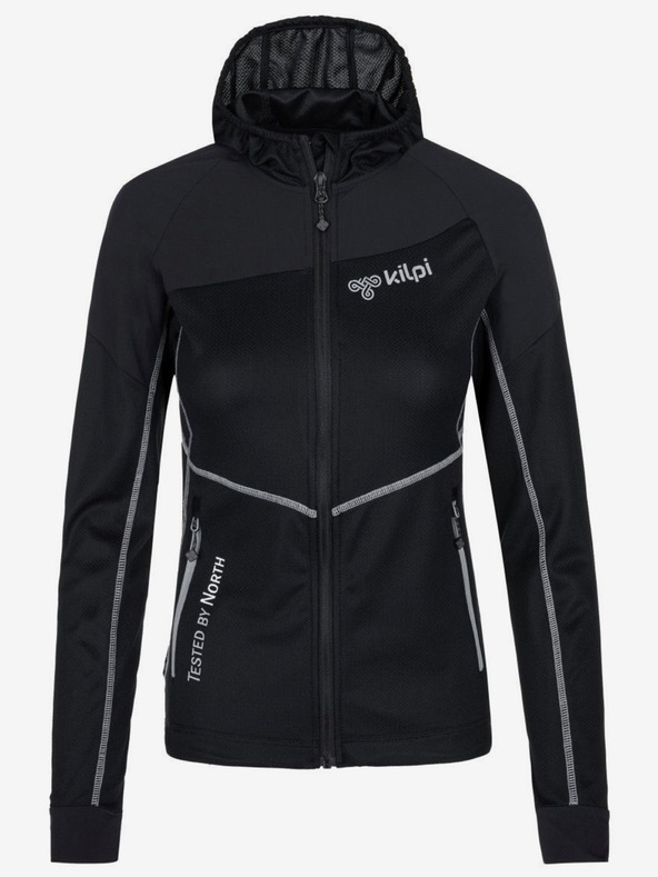 Kilpi Черен дамски функционален спортен суитшърт Kilpi MEMPHIS-W