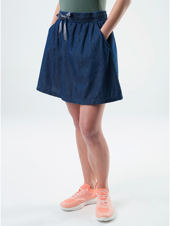 Loap Тъмносиня дамска пола с джобове LOAP