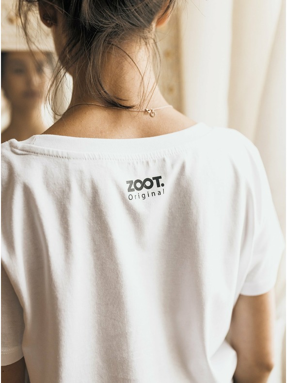 ZOOT.Original Бяла дамска тениска ZOOT Original Love