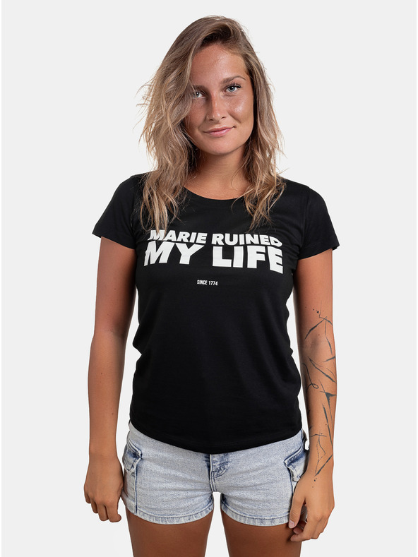 ZOOT.Original Черна унисекс тениска ZOOT Original Marie Terezie