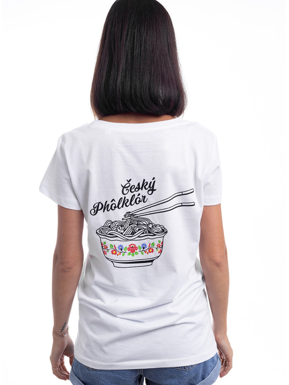 ZOOT.Original Бяла дамска тениска ZOOT Original Czech Phólklór