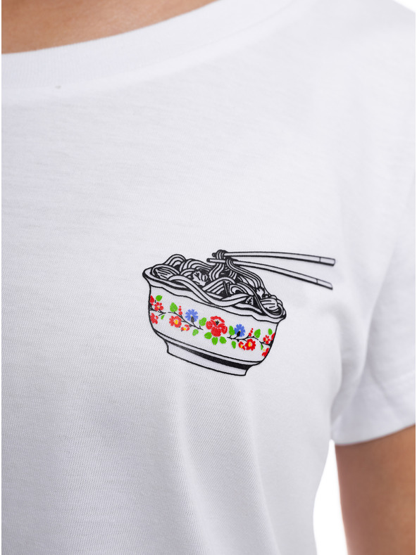 ZOOT.Original Бяла дамска тениска ZOOT Original Czech Phólklór