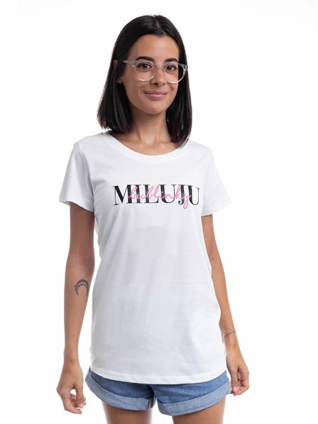 ZOOT.Original Бяла дамска тениска ZOOT Original Bubbles