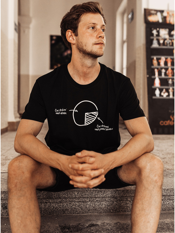 ZOOT.Original Черна дамска тениска ZOOT Original Няма време за губене