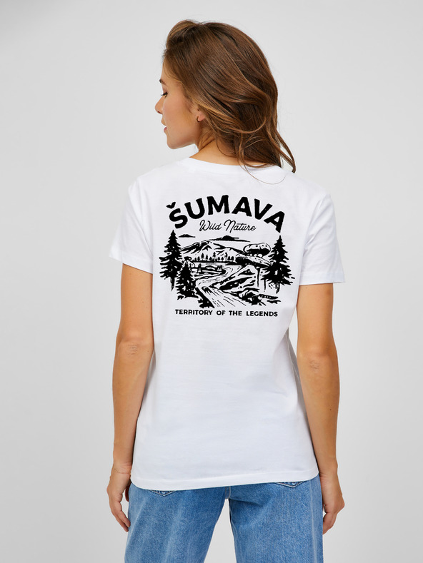 ZOOT.Original Бяла дамска тениска ZOOT.Original Sumava