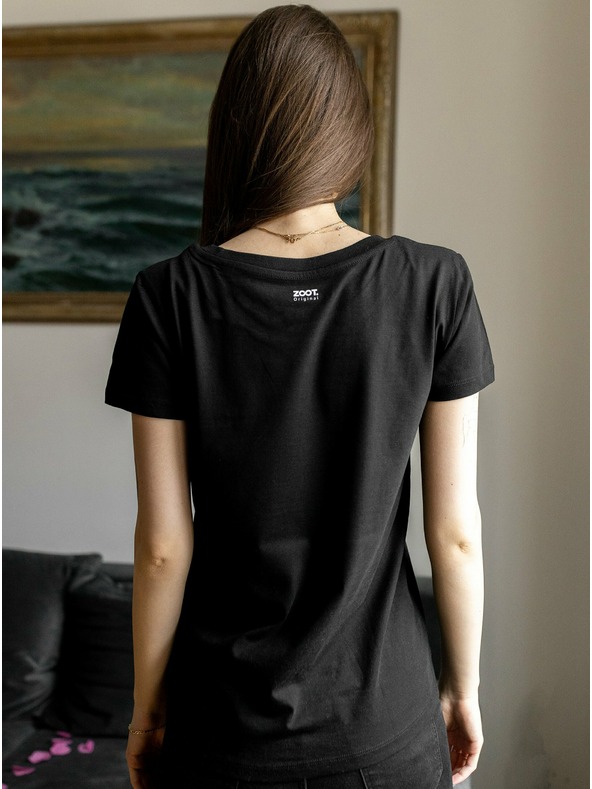 ZOOT.Original Черна дамска тениска ZOOT Original Love Vole