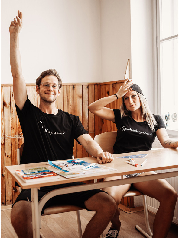 ZOOT.Original Черна дамска тениска ZOOT Original Пишем ли днес?