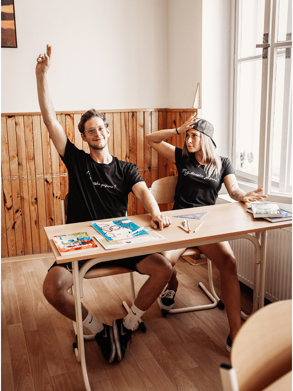 ZOOT.Original Черна дамска тениска ZOOT Original Пишем ли днес?