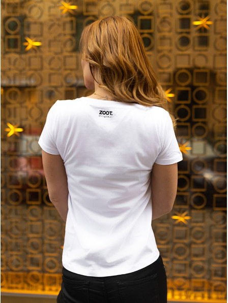 ZOOT.Original Бяла дамска тениска ZOOT Original Gold Digger