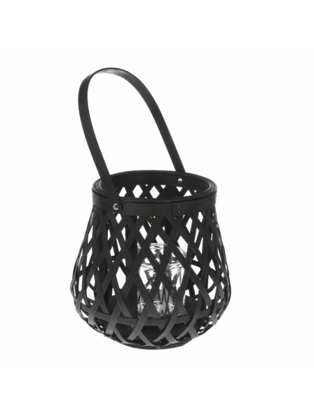 Casa de Engel Бамбуков фенер със стъкло - зелен, 0/6