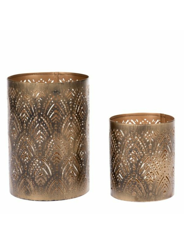 Casa de Engel Метален свещник - комплект от 2 броя, 6/24