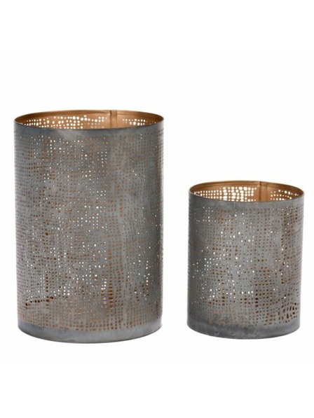 Casa de Engel Метален свещник - комплект от 2 броя, 6/24