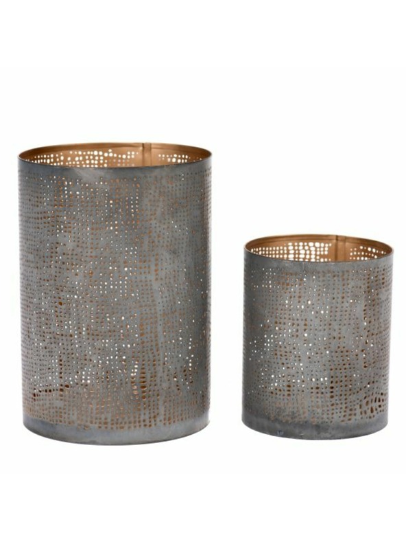 Casa de Engel Метален свещник - комплект от 2 броя, 6/24