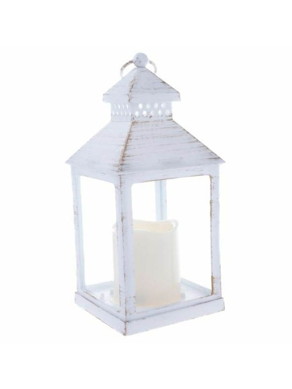 Casa de Engel Изкуствен фенер с LED свещ (топло жълто), 0/6