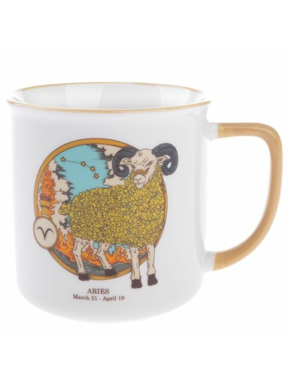 Casa de Engel Порцеланова чаша, Зодия - Овен, 460ml, 6/36