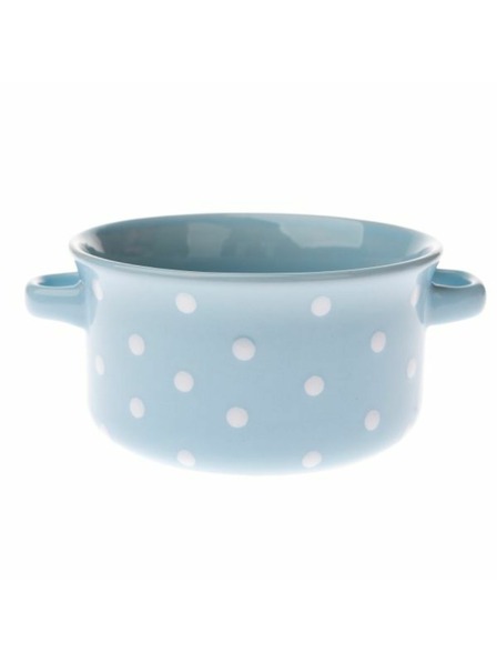 Casa de Engel Керамична купа - светлосиня с точки, 6/24