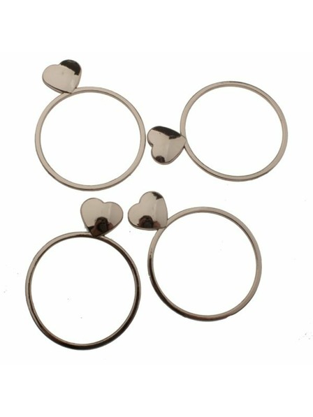 Casa de Engel Метални халки за салфетки - комплект 4бр, 12/72