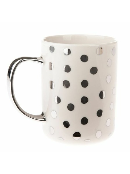 Casa de Engel Порцеланова чаша със сребърна дръжка, 425мл, 12/36