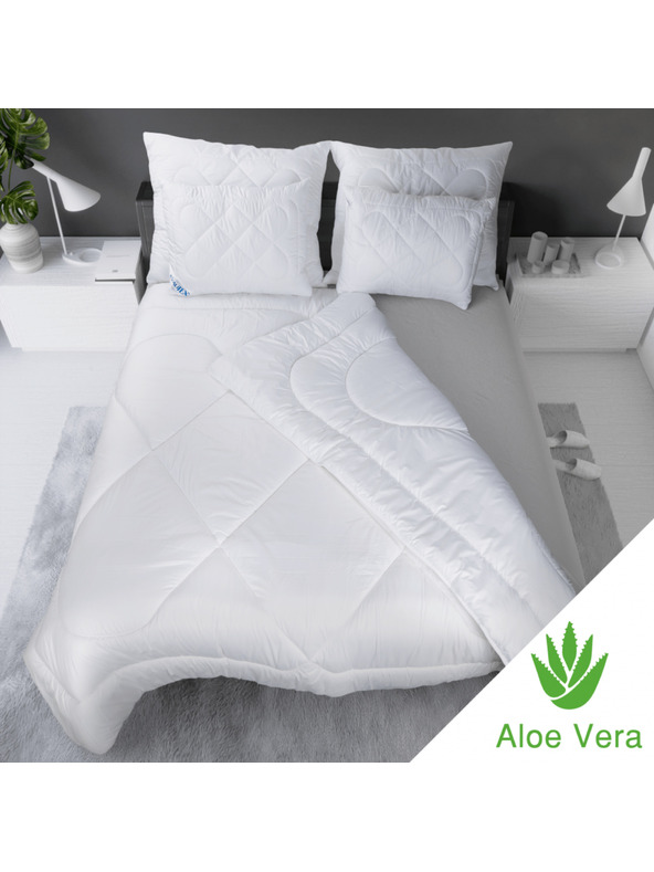 Kvalitex Френска завивка Aloe Vera зимна 200x200cm Kvalitex