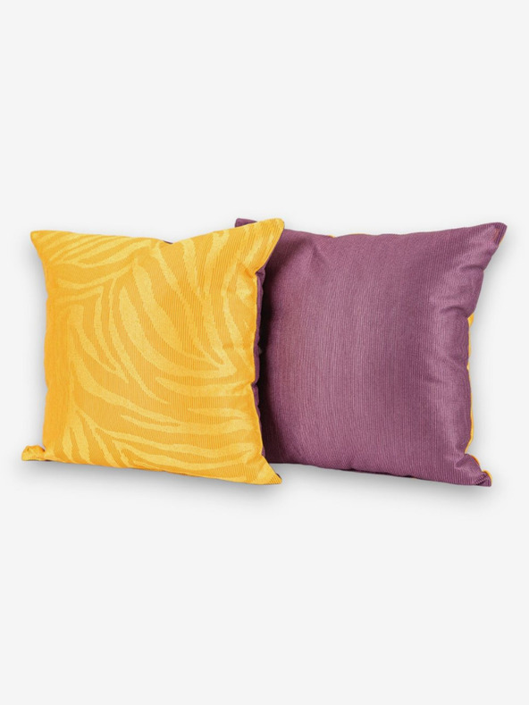 Kvalitex Жълто-лилава възглавница Abstract 40x40cm Kvalitex