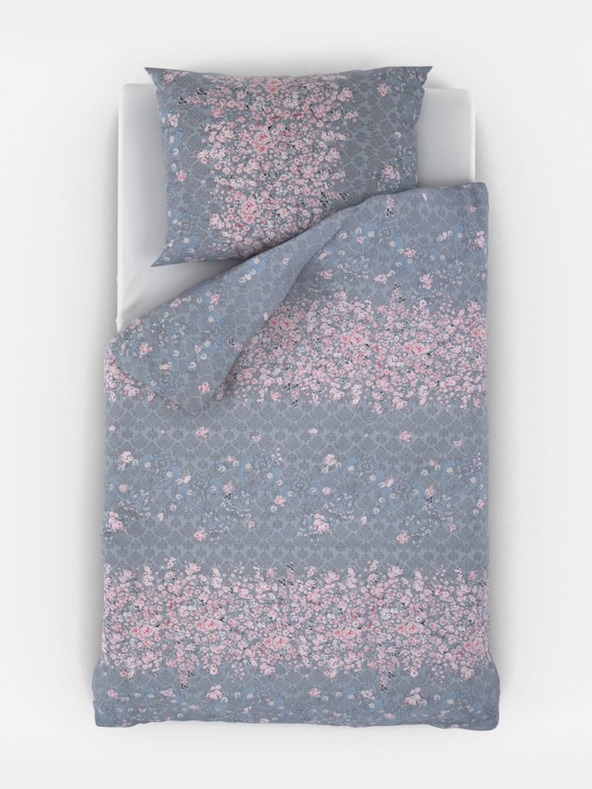 Kvalitex Френско памучно спално бельо PROVENCE COLLECTION 220x200, 70x90cm MILENA розово