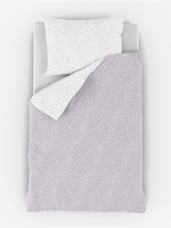 Kvalitex NORDIC COLLECTION удължено памучно спално бельо 140x220, 70x90cm ASTRA