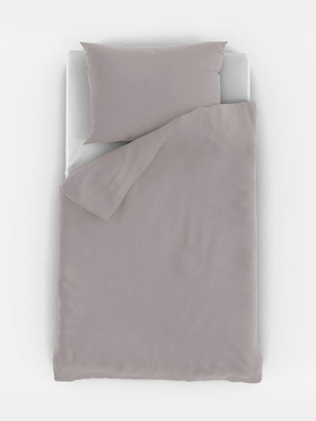 Kvalitex Памучно спално бельо за детско легло светло сиво