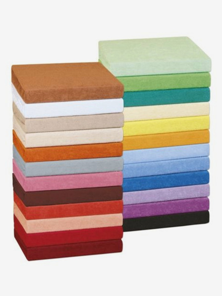 Kvalitex Фротирано чаршаф 200x200cm лимон Kvalitex