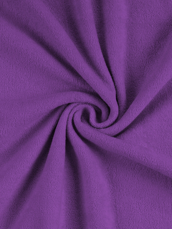 Kvalitex Фротирано чаршаф 120x200cm тъмно виолетово Kvalitex