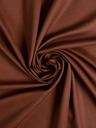 Kvalitex Памучен чаршаф 150х230см тъмнокафяв