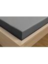 Kvalitex Джърси чаршаф с лайкра 120x200см тъмно сиво Kvalitex