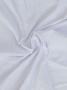 Kvalitex Единичен чаршаф от жарсе с ликра 90x200cm бял Kvalitex