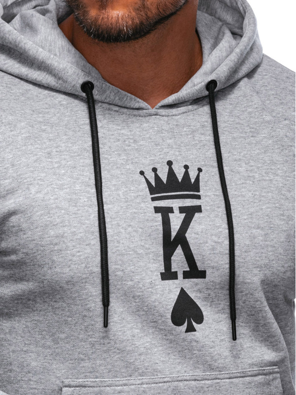 Edoti EDOTI Мъжка качулка, сива