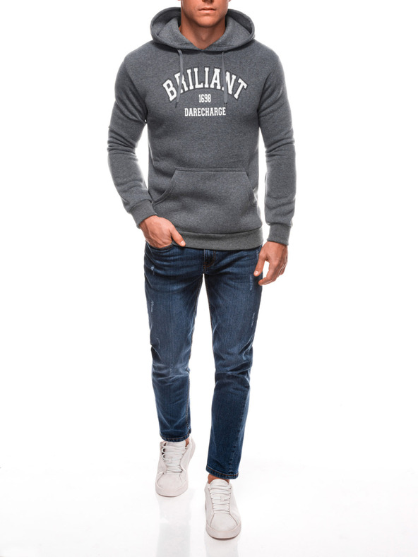 Edoti EDOTI Мъжка качулка, сива