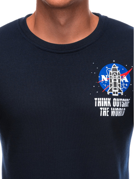 Edoti EDOTI Мъжки суитчър с качулка, тъмносин