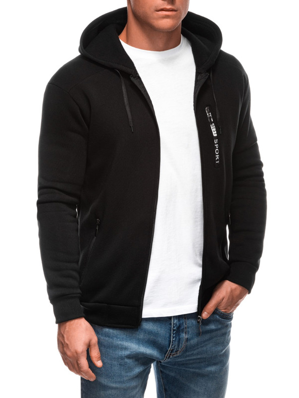 Edoti EDOTI Мъжка качулка, черна