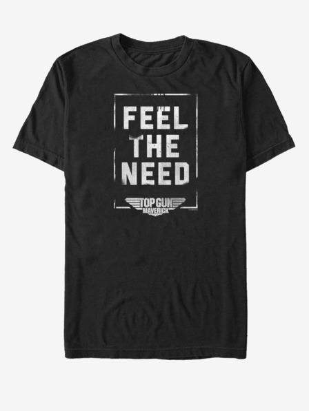 ZOOT.Fan Черна тениска Paramount Feel The Need Унисекс