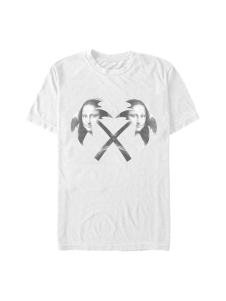 ZOOT.Fan Бяла тениска Trainer Spotter Mona Lisa