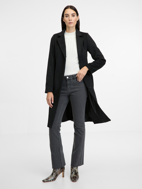 Orsay Черно дамско палто ORSAY