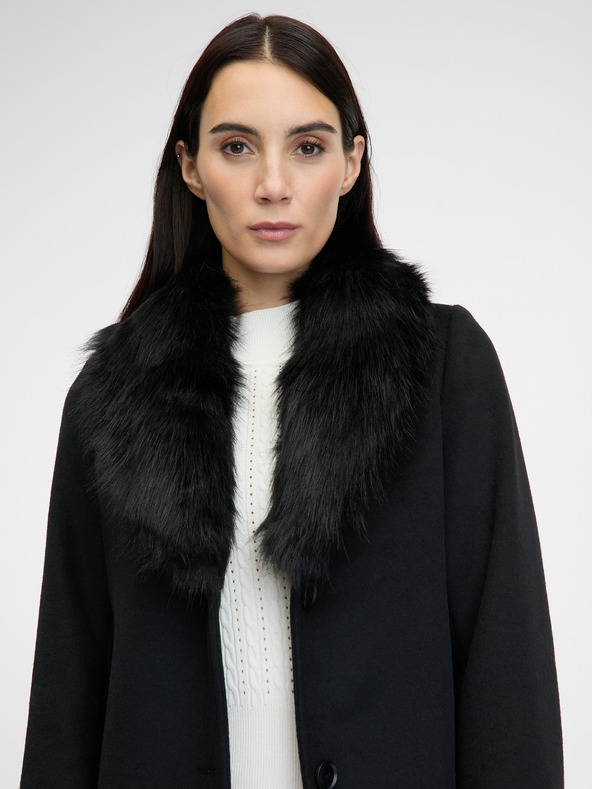 Orsay Черно дамско палто ORSAY