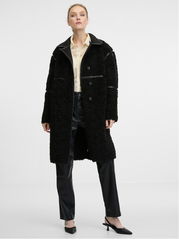 Orsay Черно дамско палто ORSAY