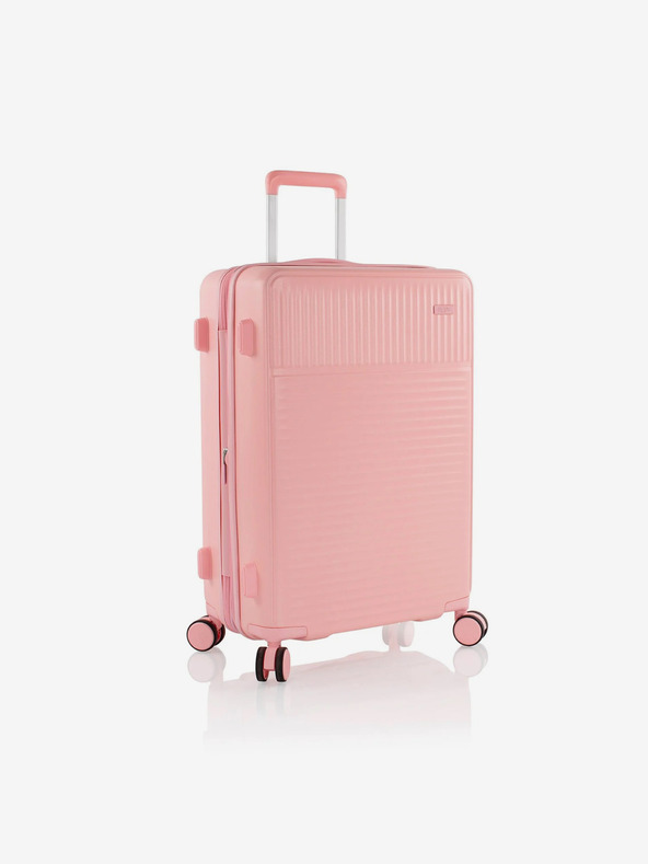 Heys Комплект от три дамски пътни куфара в розово Heys Pastel S,M,L Blush