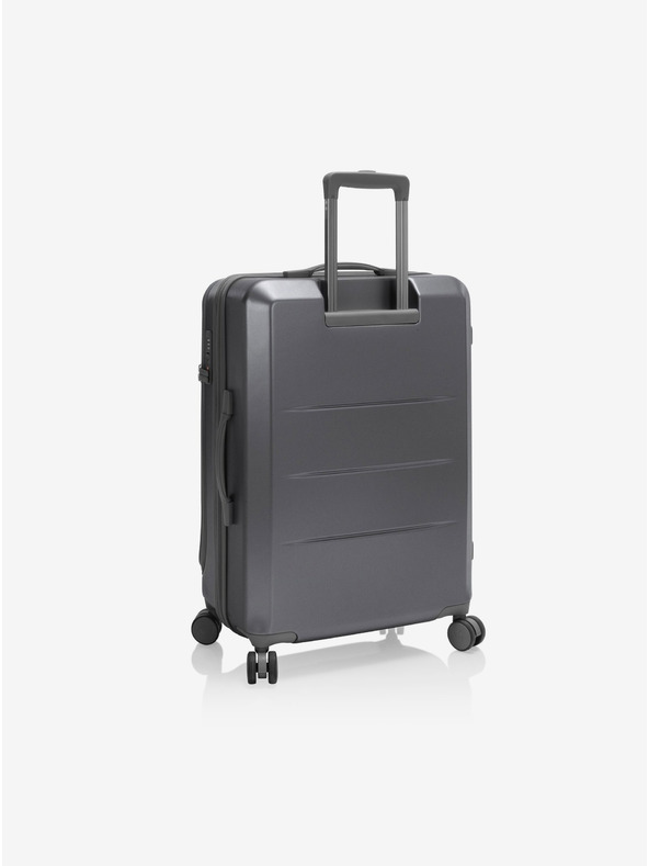 Heys Тъмносив пътен куфар Heys EZ Fashion M Charcoal