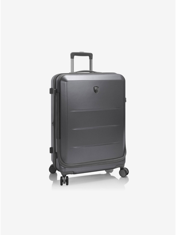 Heys Тъмносив пътен куфар Heys EZ Fashion M Charcoal