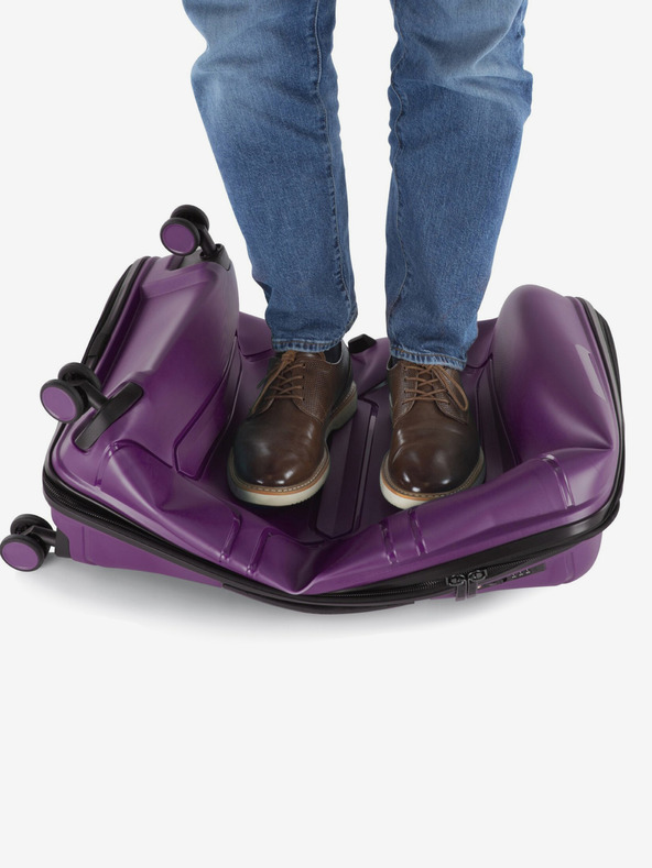 Heys Лилав пътнически куфар Heys Milos S Plum