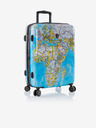 Heys Комплект от три щампосани пътни куфара в синьо Heys Journey 3G S,M,L Blue Map