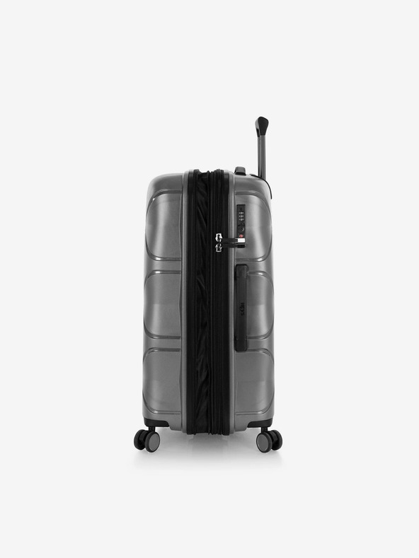 Heys Сив пътнически куфар Heys Milos M Grey