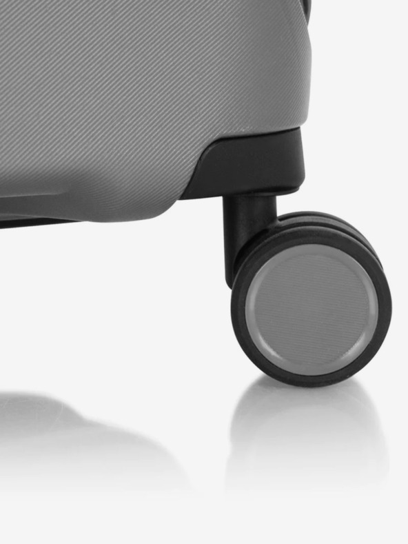 Heys Сив пътнически куфар Heys Milos M Grey